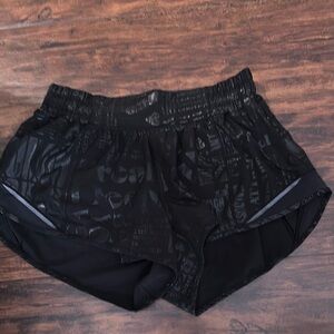 Lululemon limited edition Black Women's Running Shorts